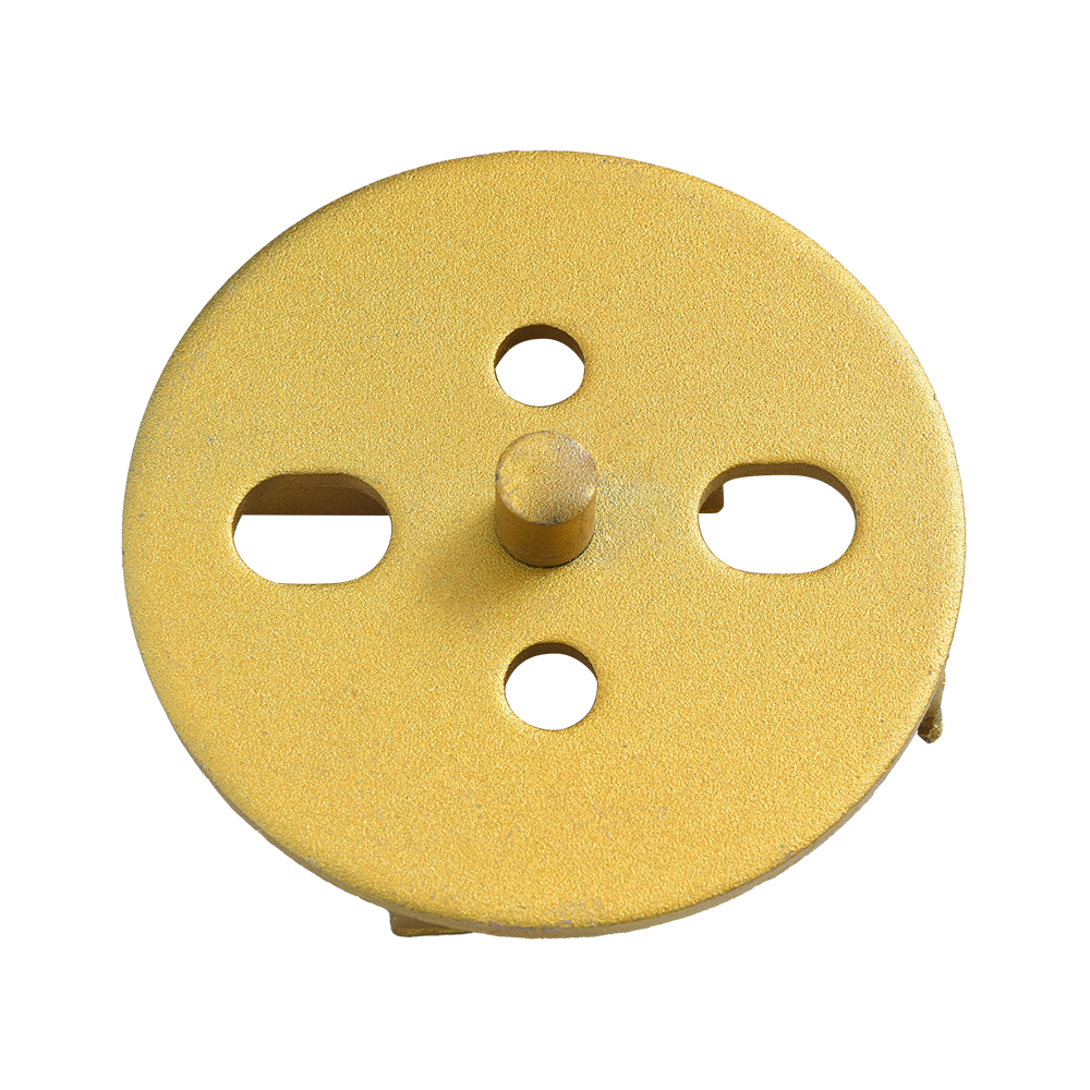 #120 Cinque fori ordinari e quattro denti (con colonna) Testa taglialette a pavimento