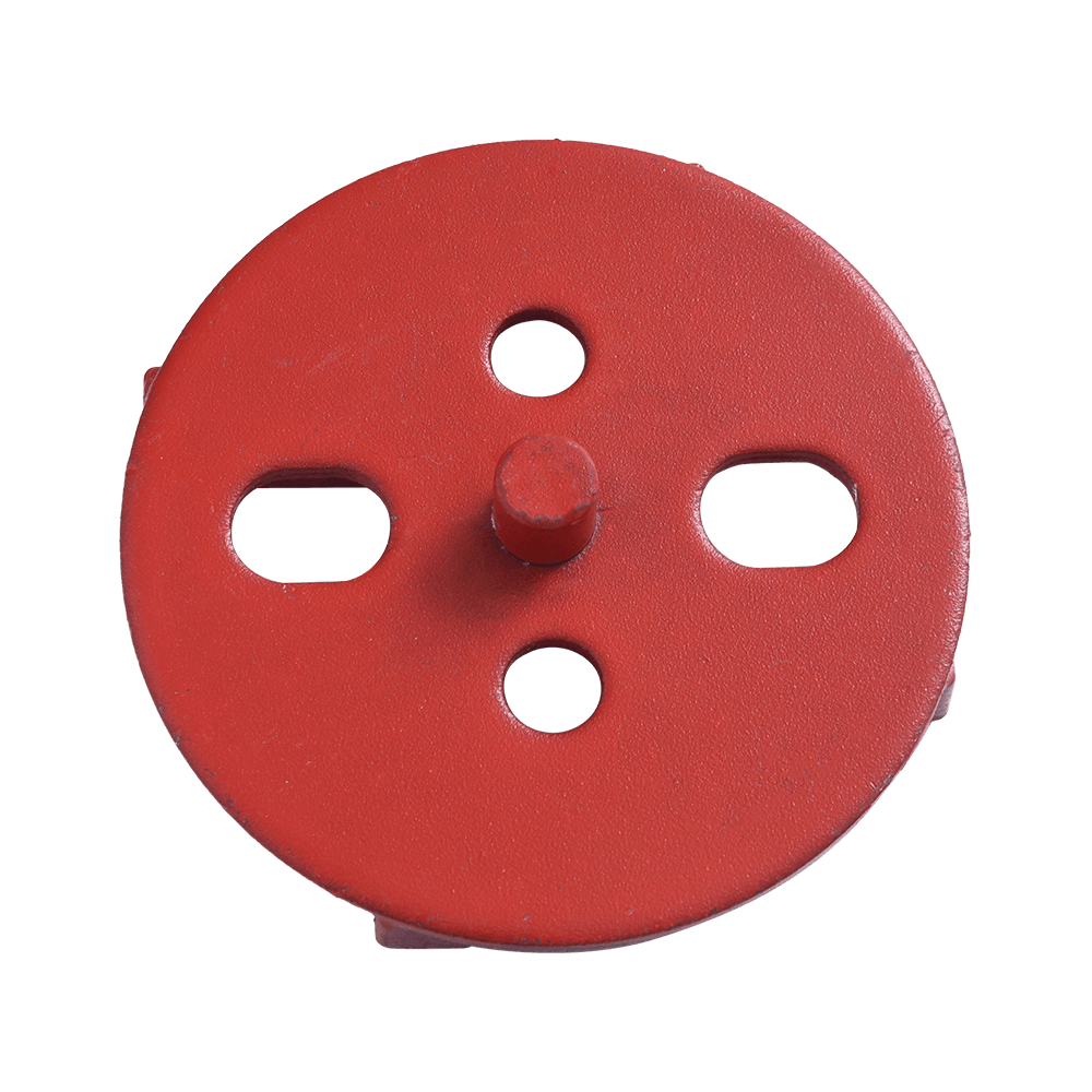 #30 Cinque fori ordinari e quattro denti (con colonna) Testa del tagliere del pavimento