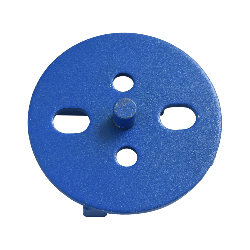 #50 Cinque fori ordinari e quattro denti (con colonna) Testa di diamanti a pavimento